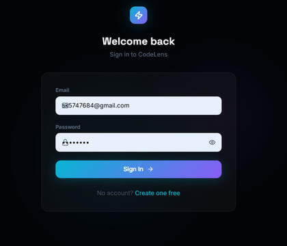 Sign-in page